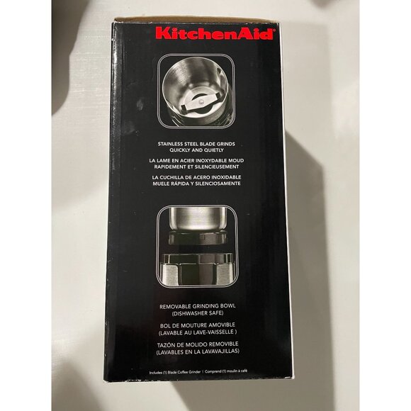 KitchenAid Blade Coffee Grinder With Stainless Steel Bowl Dishwasher Safe - Picture 9 of 11